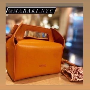 Tan leather Togo bag